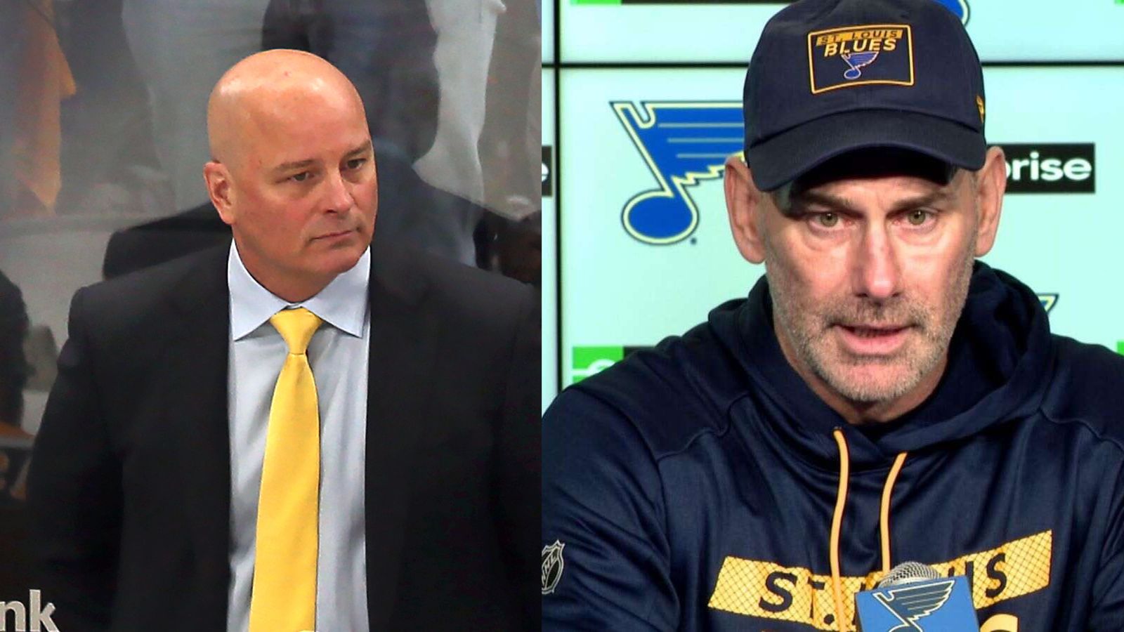 Blues hire Jim Montgomery as new HC after relieving Drew Bannister following poor start to 2024-25 season, fans react