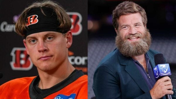 Joe Burrow and Ryan Fitzpatrick