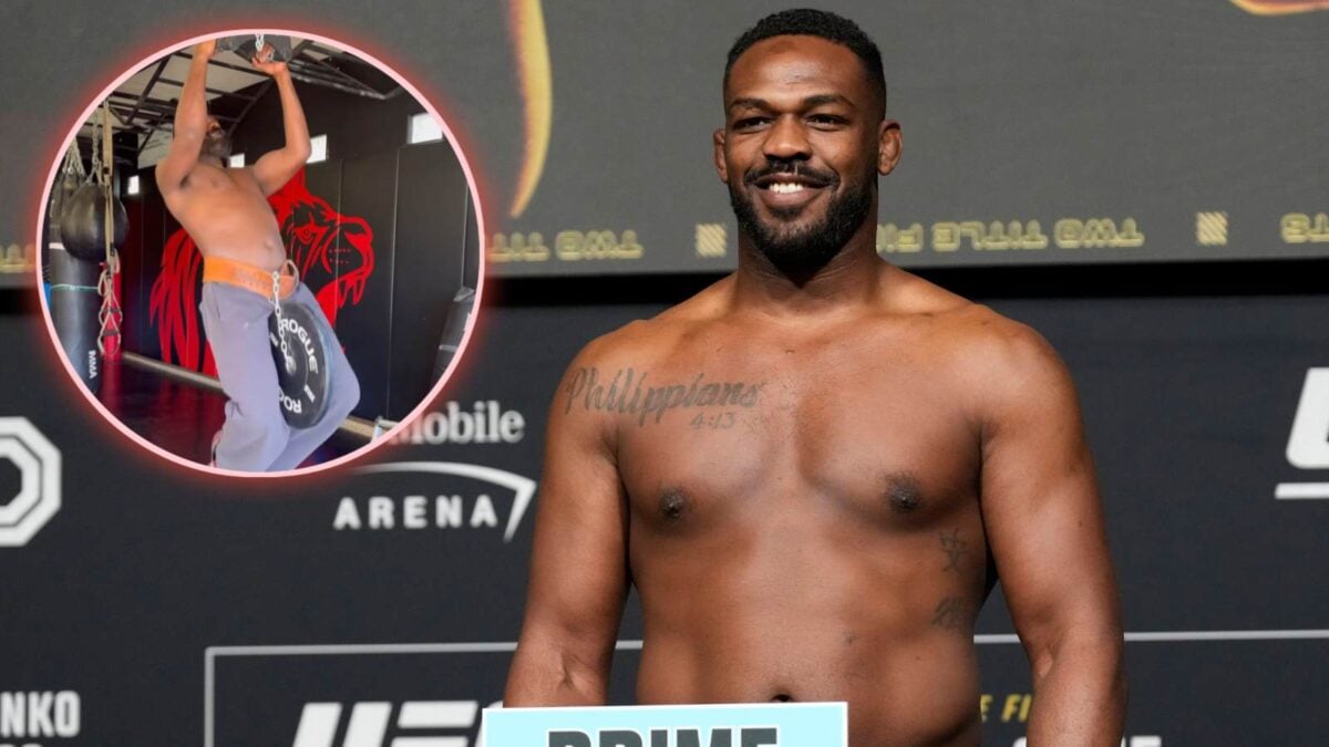 Jon Jones provides a physique update ahead of his UFC 309 fight