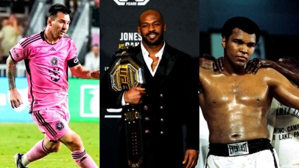 Jon Jones ranked among the 10 greatest athletes, like Lionel Messi and Muhammad Ali