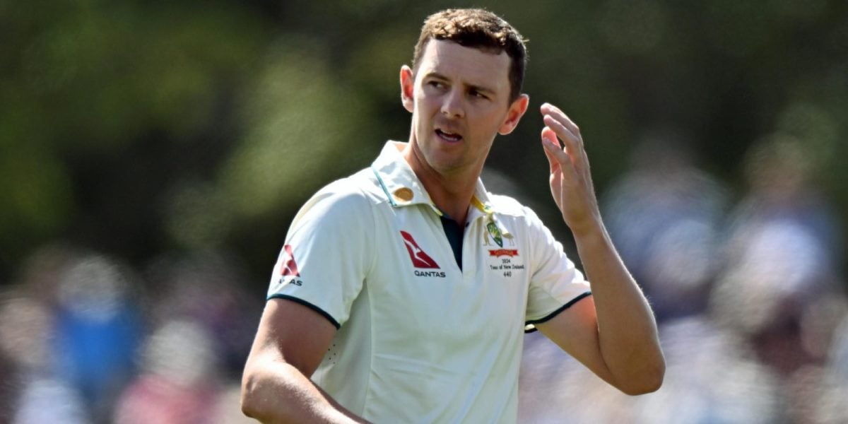 Josh Hazlewood picked up five wickets in the first Test match against India in Perth