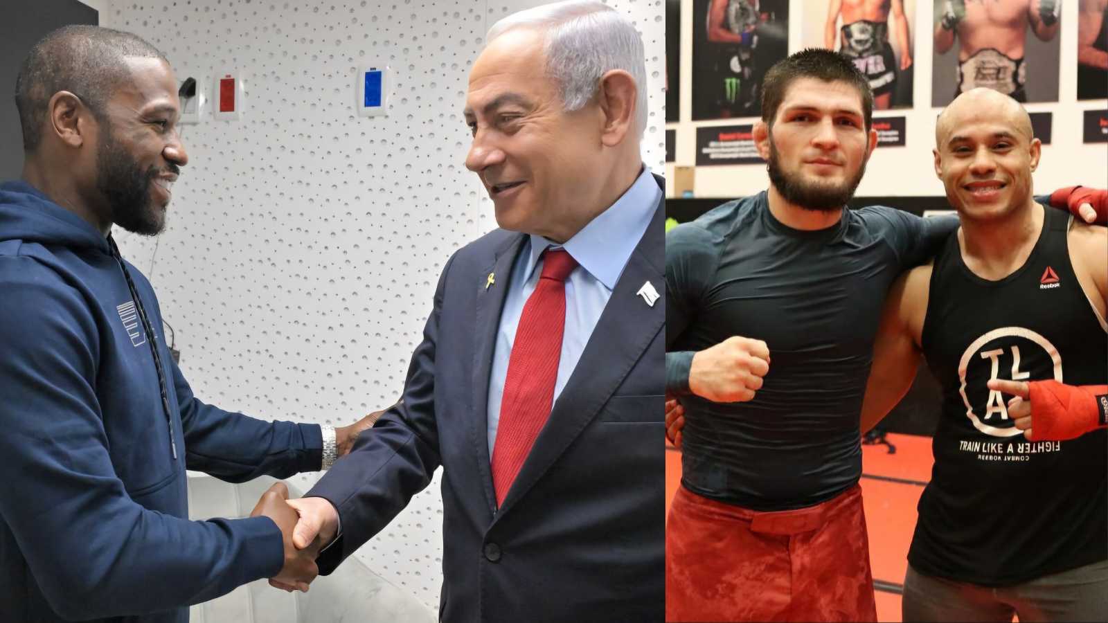 Floyd Mayweather attacked with ‘N-word’ insults from Khabib’s manager after meeting Israeli prime minister