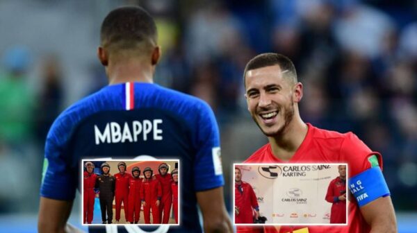 Kylian Mbappe and Eden Hazard