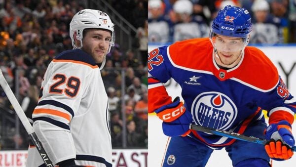 Leon Draisaitl and Vasily Podkolzin