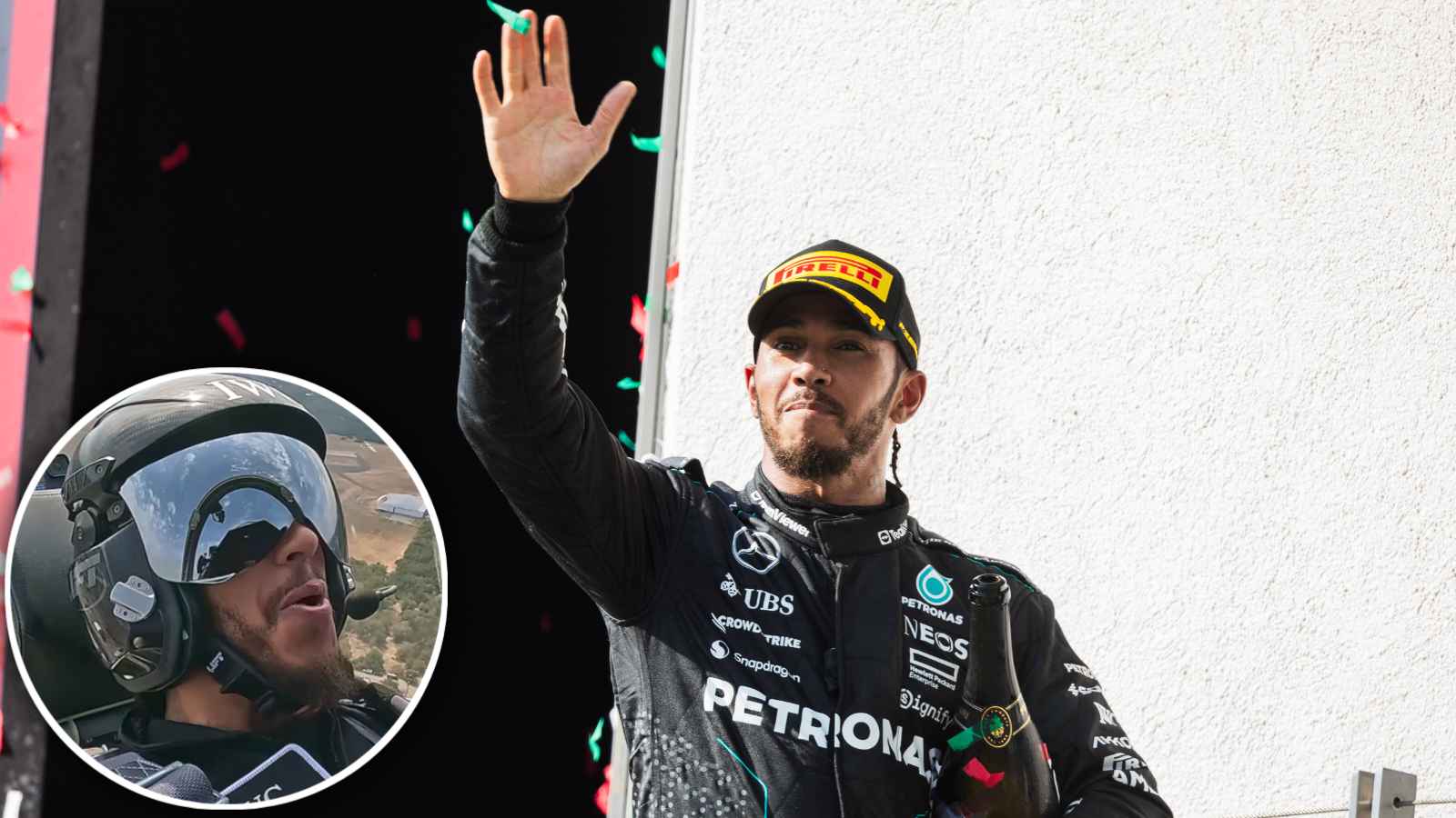 (Video) Lewis Hamilton does an one-on-one Astronaut training in association with $13 Billion worth partner