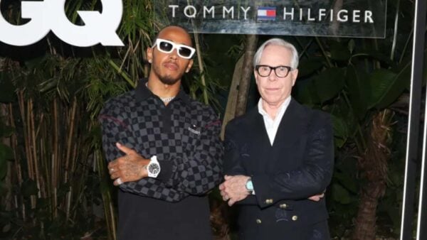 Lewis Hamilton and Tommy Hilfiger