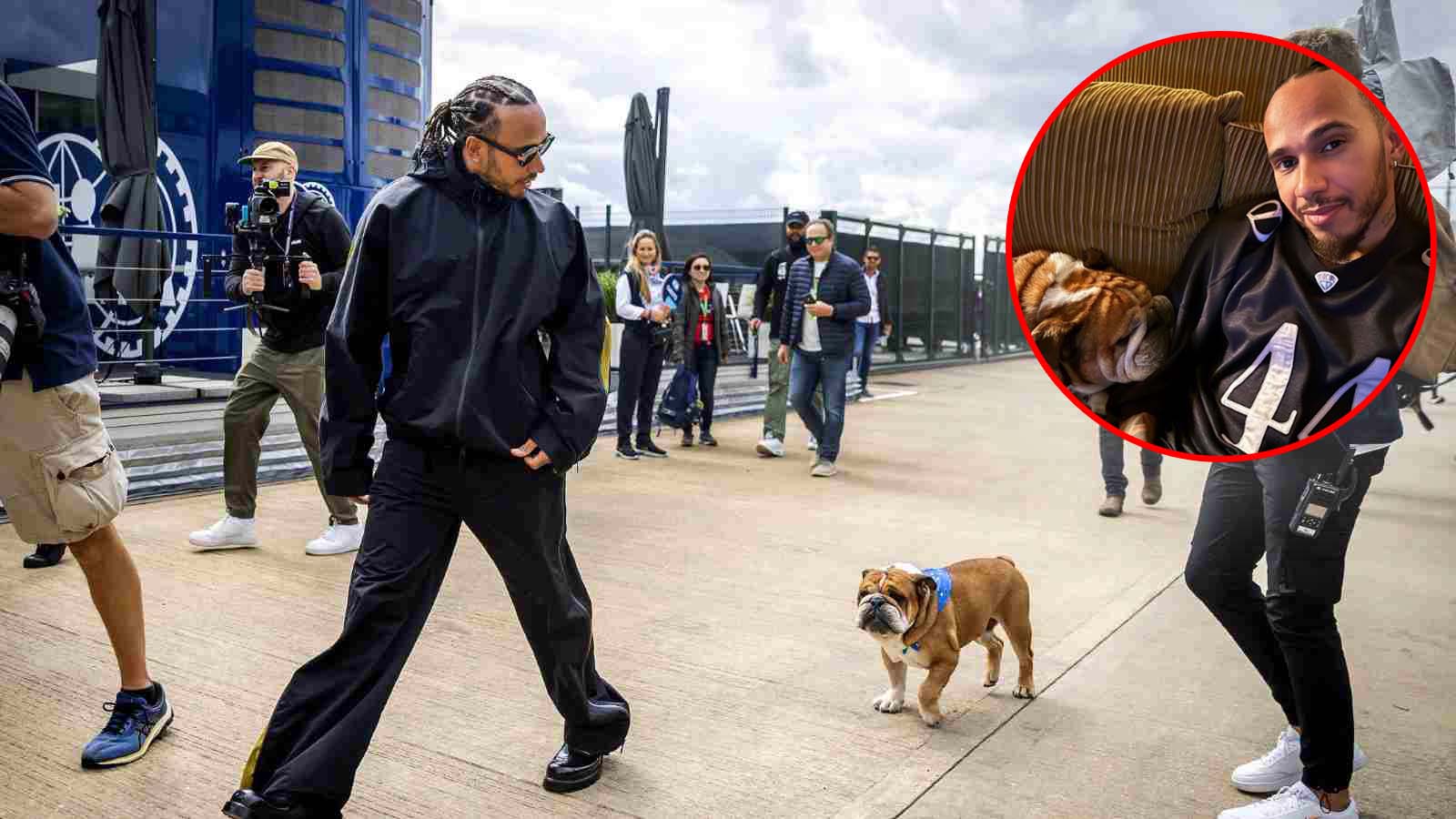 Lewis Hamilton shares adorable selfie with dog Roscoe in $17 billion worth luxury brand’s outfit 