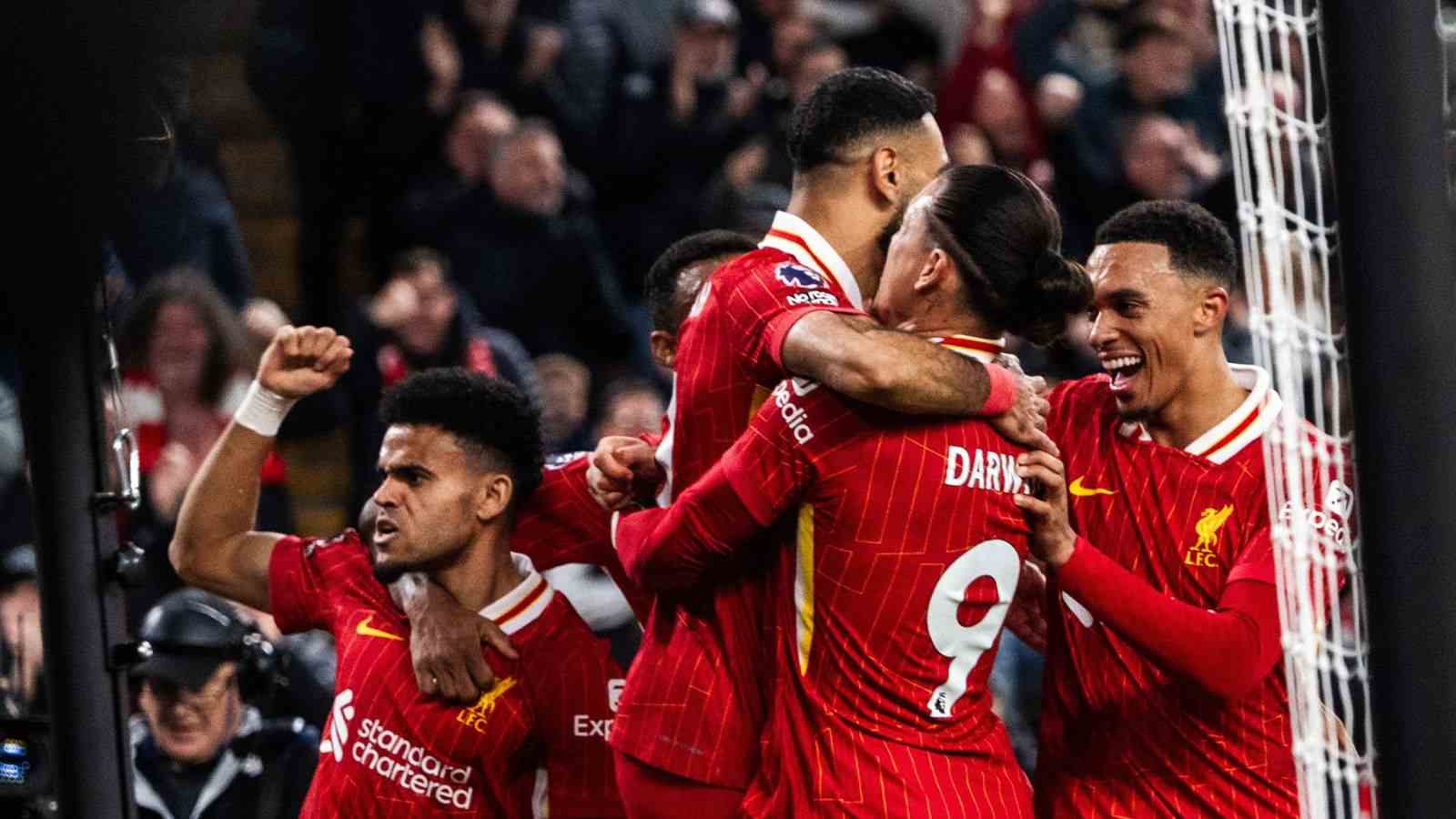 Liverpool jump back to top spot with late COMEBACK win over Brighton