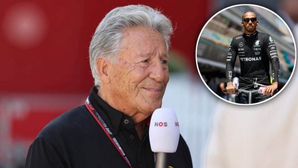 Mario Andretti and Lewis Hamilton