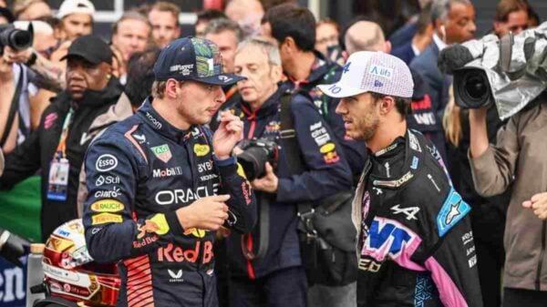 Max Verstappen and Pierre Gasly