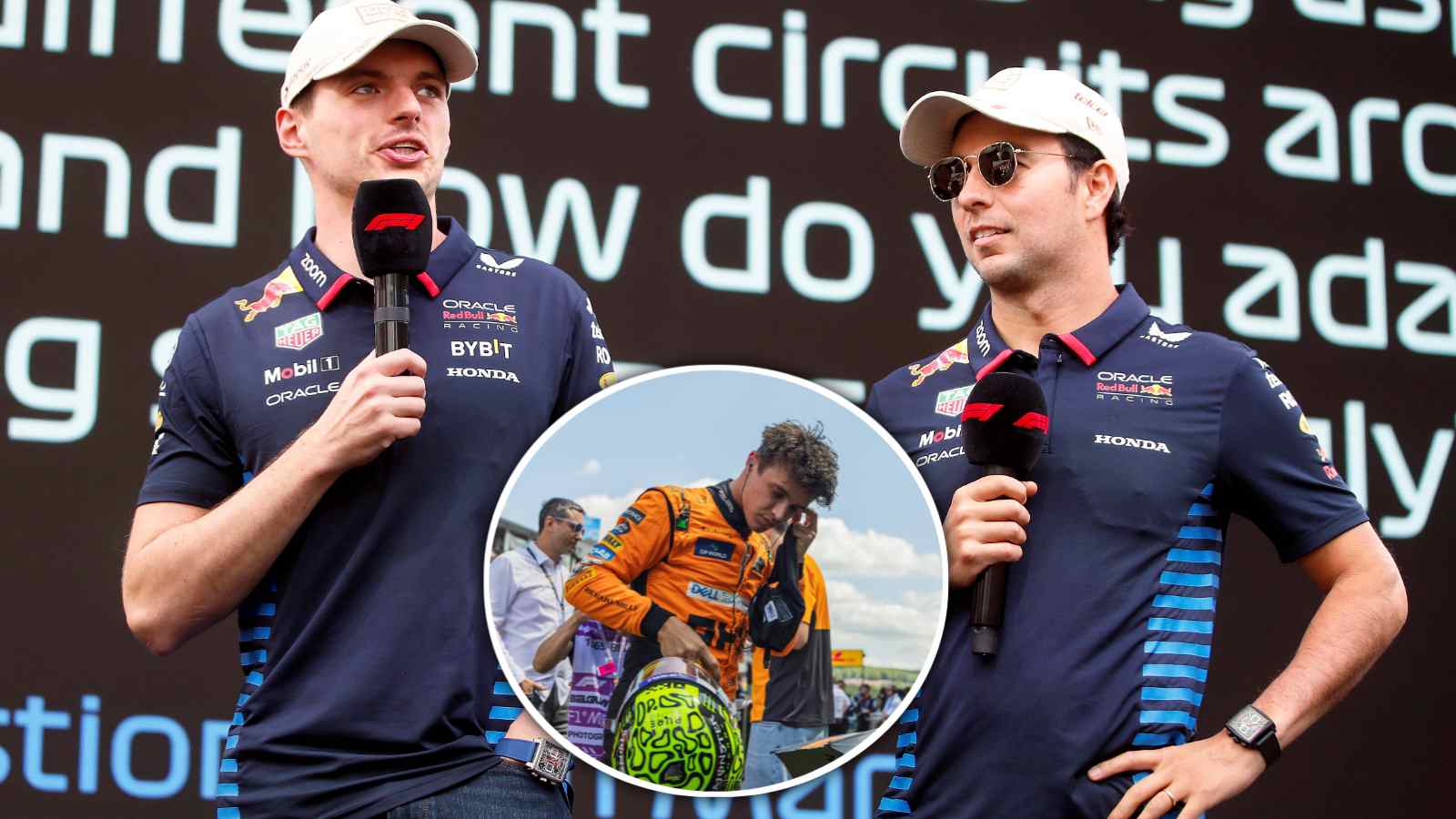 Lando Norris mocks Sergio Perez with winning ‘constructors title with two Max Verstappen’s’ remark