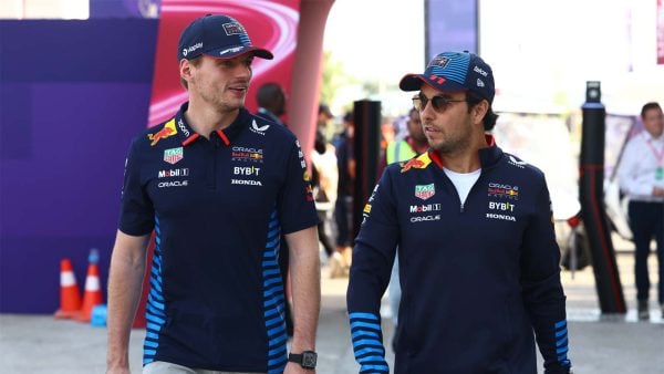 Max Verstappen and Sergio Perez (via Red Bull)