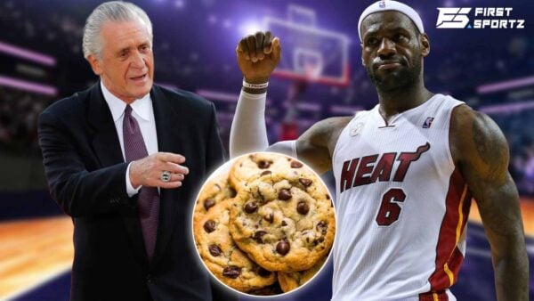 Miami Heat President Pat Riley took away LeBron James' favorite chocolate chip cookies