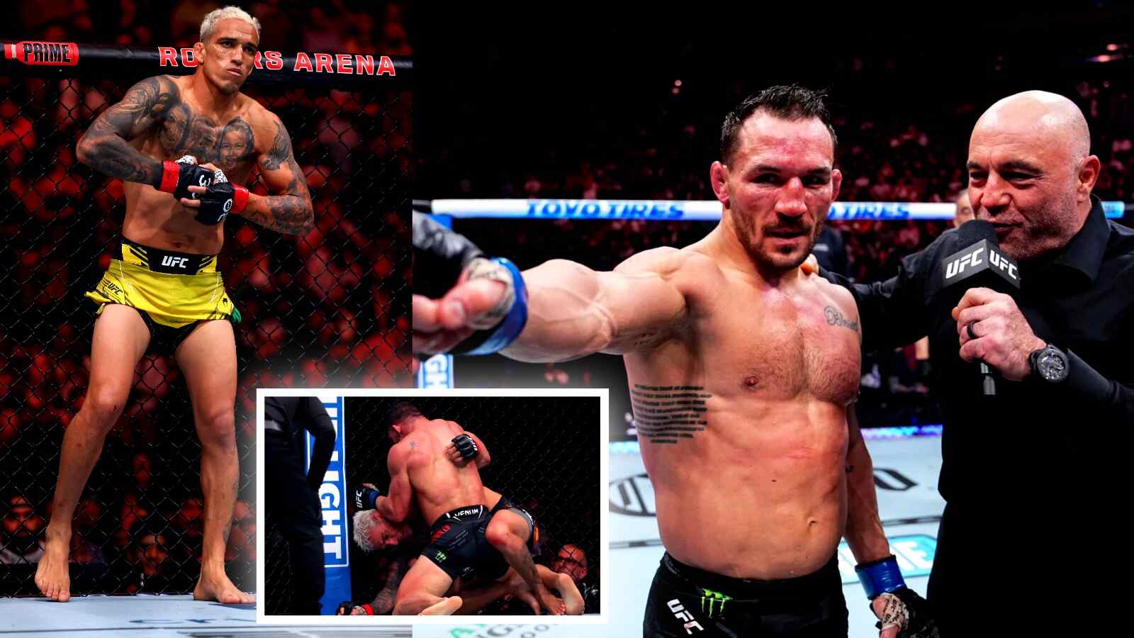 “15 shots to the ear…” Michael Chandler discusses controversial moment in rematch with Charles Oliveira