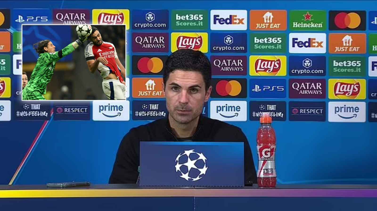 “We were very harshly done” – Mikel Arteta calls out referee after VAR ignores ‘clear’ penalty in defeat to Inter Milan