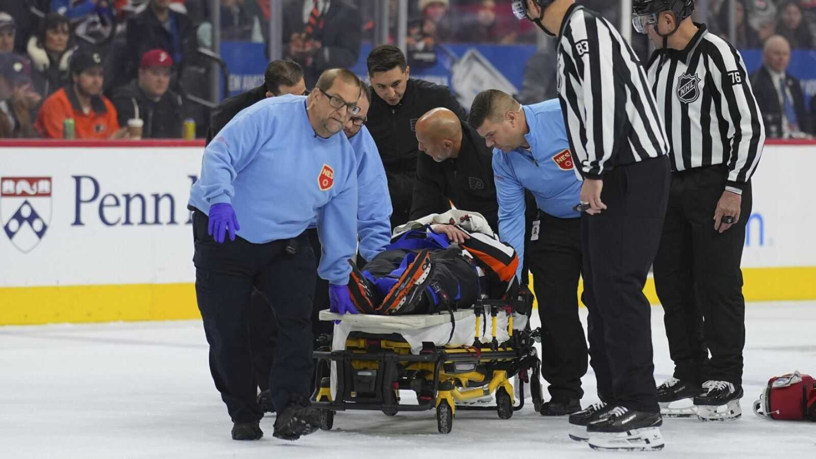 “That was scary as hell” – NHL referee Mitch Dunning expected full recovery after ALARMING collision during game, fans react