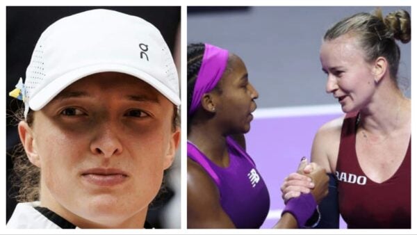 Iga Swiatek, Coco Gauff and Barbora Krejcikova