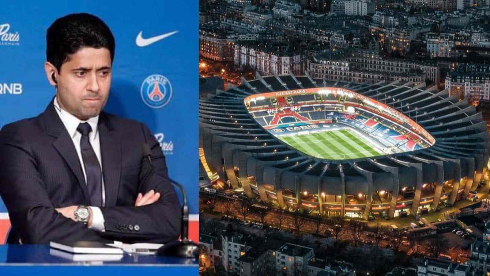 “We have no other option,” Paris Saint-Germain President Nasser Al-Khelaifi explains decision to LEAVE Parc des Princes