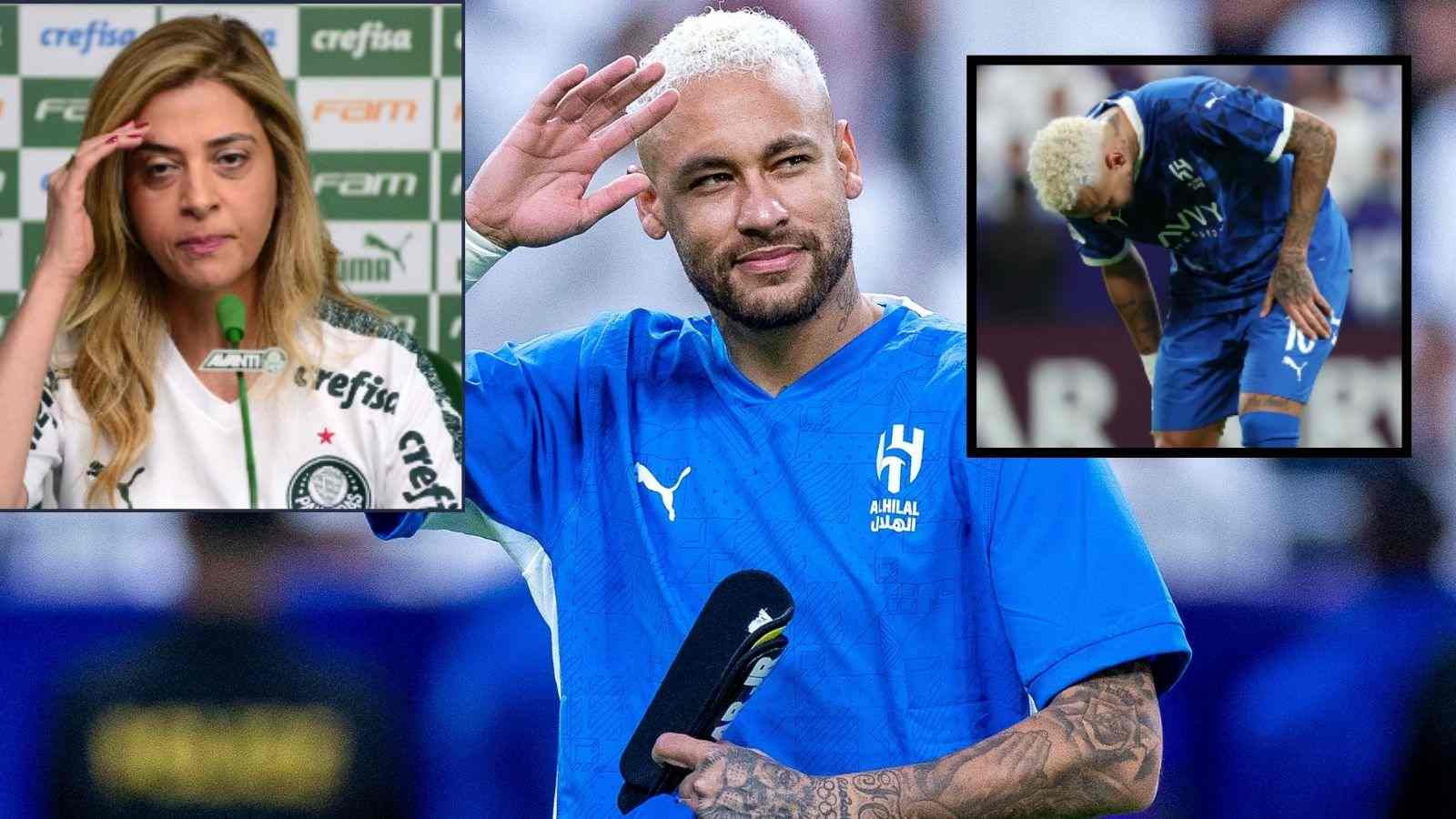 “This isn’t a medical department” – Palmeiras President gives BRUTAL verdict on Neymar Jr.’s links to Brazilian club