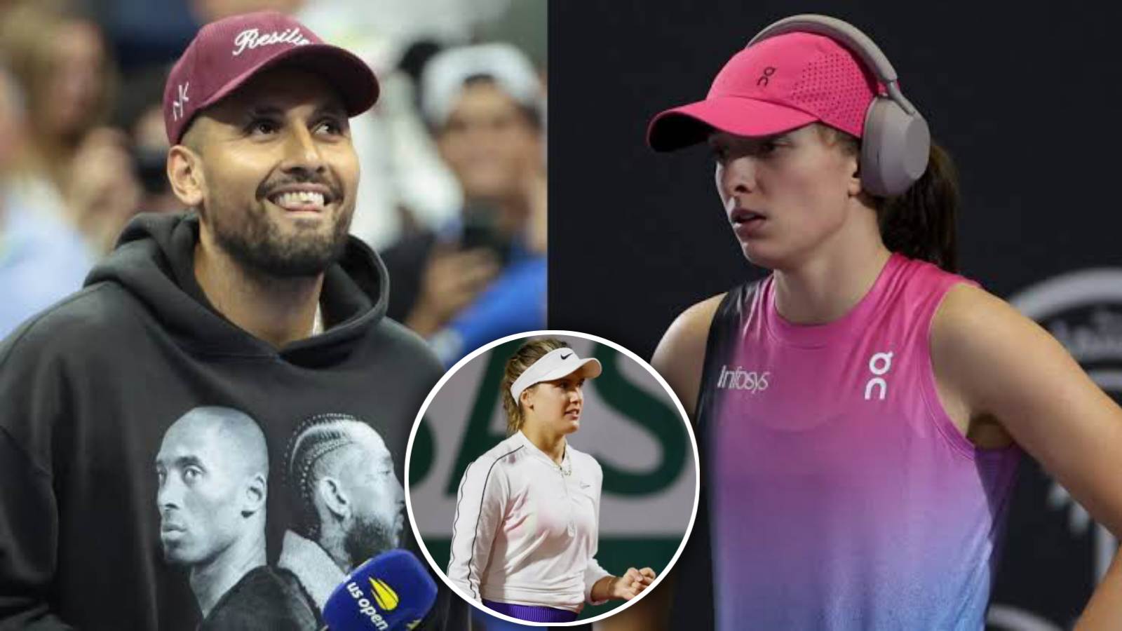 Eugenie Bouchard takes a feisty dig at Iga Swiatek as she resonates with Nick Kyrgios’ remarks about the Pole’s doping suspension