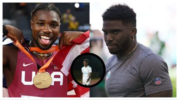 Noah Lyles, Tyreek Hill and IShowSpeed