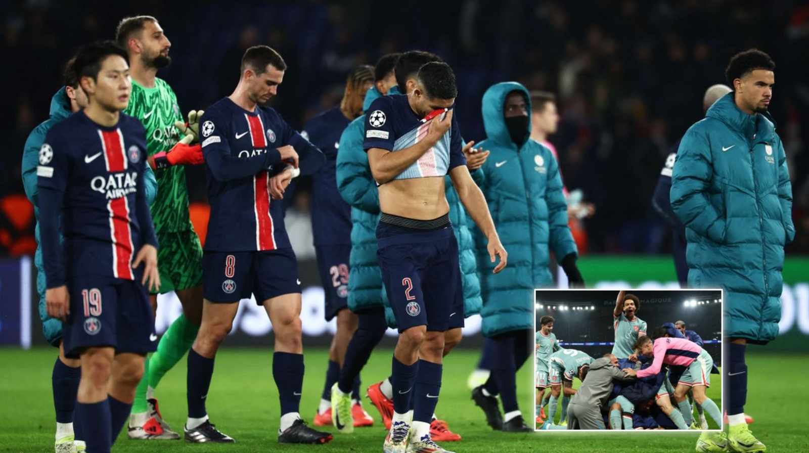 “They’re in the mud” – Fans laugh at Paris Saint-Germain as disastrous run continues for Luis Enrique and co. vs Atletico Madrid 