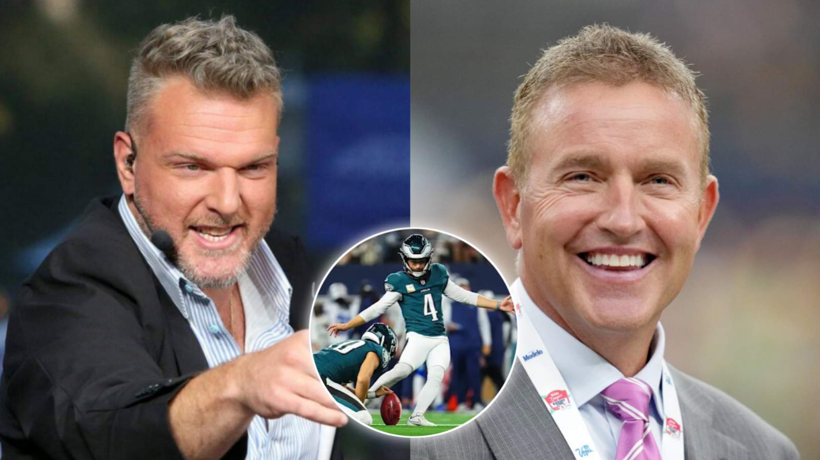 Pat McAfee mocks Jake Elliott’s rough night in text to Kirk Herbstreit during Eagles game