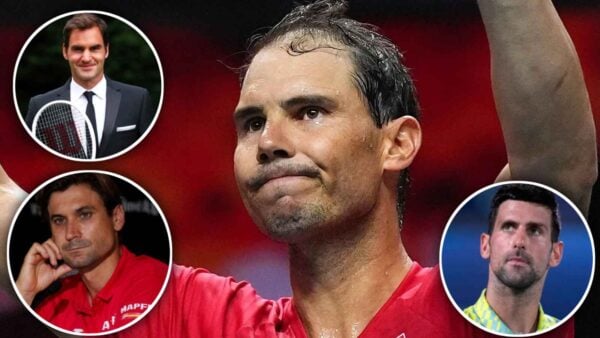 Rafael Nadal David Ferrer Roger Federer Novak Djokovic