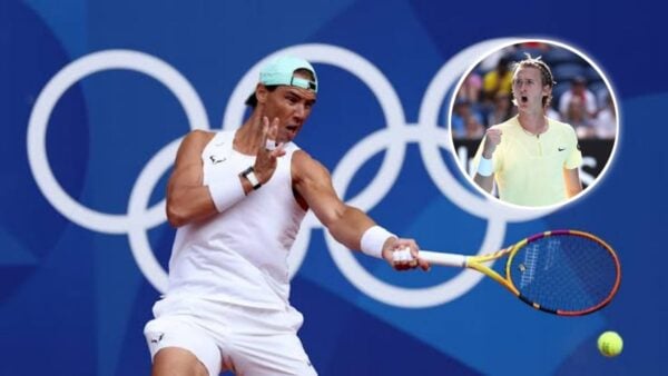 Rafael Nadal and Sebastian Korda (via Olympics/CNN)