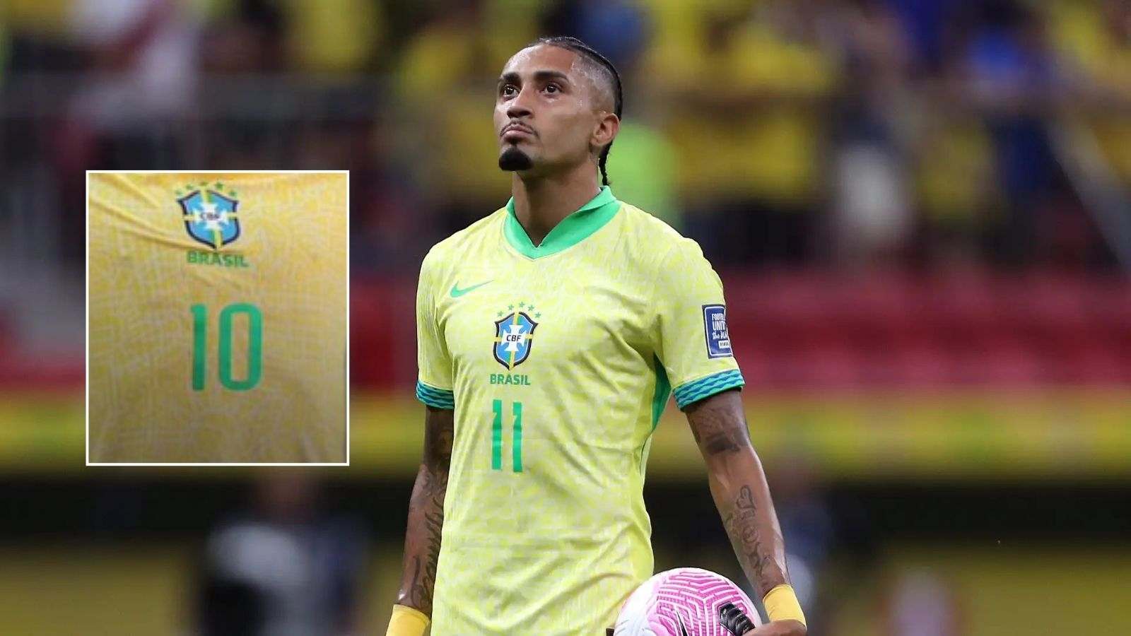 “Definitely deserves it” – Fans THRILLED as Raphinha handed iconic No.10 for Brazil