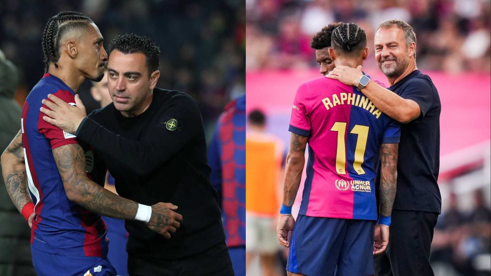 Barcelona captain Raphinha aims subtle dig at Xavi as Brazilian flourishes under Hansi Flick