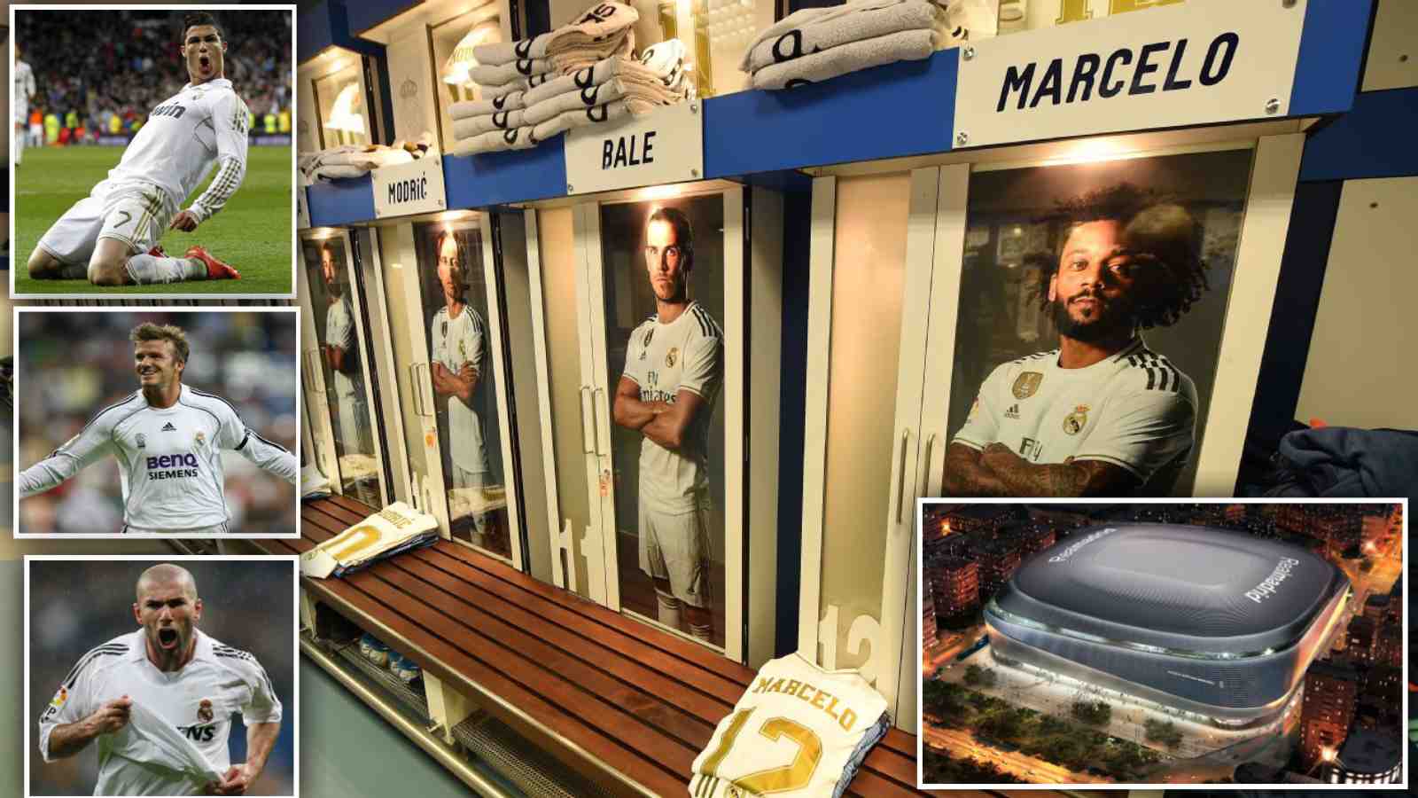 Real Madrid set to auction Cristiano Ronaldo and Zinedine Zidane’s lockers following £500 million Santiago Bernabeu renovation 