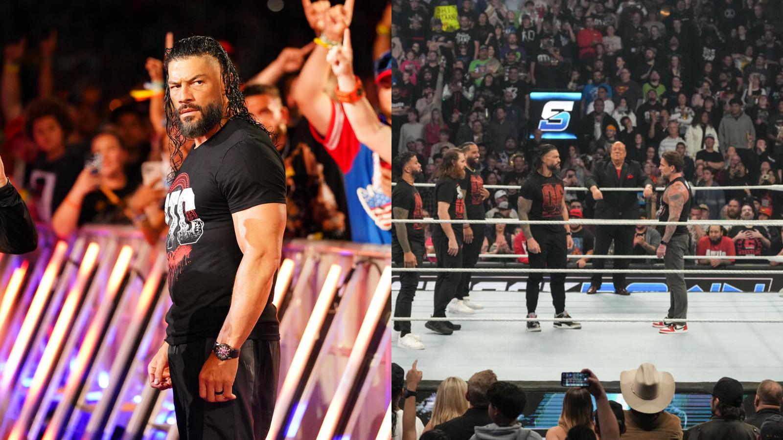 “Who are you here with?” Roman Reigns finally breaks silence on CM Punk’s inclusion to OG Bloodline WarGames team ahead of Survivor Series