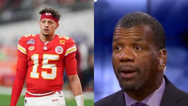 Patrick Mahomes and Rob Parker