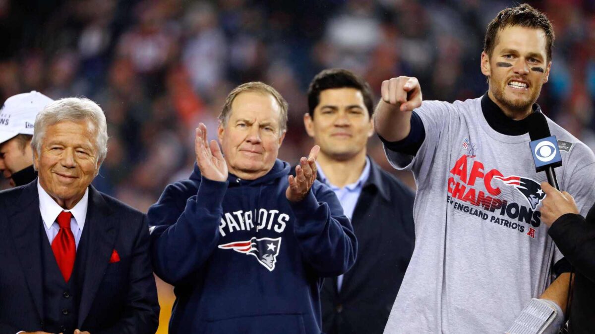 Robert Kraft, Bill Belichick and Tom Brady made the New England Patriots a success