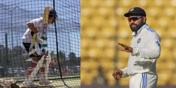 WATCH: Rohit Sharma bats in the nets in Perth against the Pink Ball