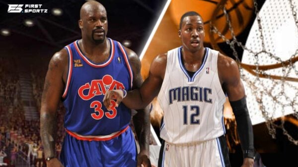 Shaquille O'Neal and Dwight Howard