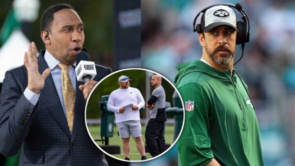 Stephen A. Smith feels Aaron Rodgers did not do enough to save the jobs of Robert Saleh and Joe Douglas