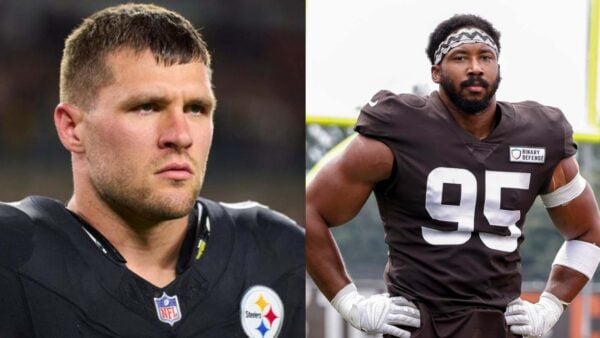 TJ Watt and Myles Garrett