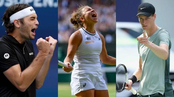 Taylor Fritz, Jasmine Paolini, Jannik Sinner