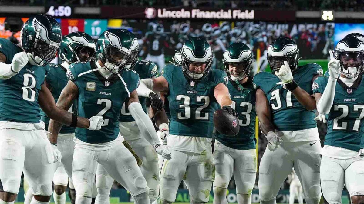 The Philadelphia Eagles otherworldly defense is pushing them along as the offense works things out