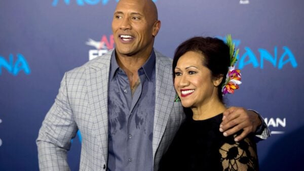 The Rock dances with his mother at Moana 2 premiere