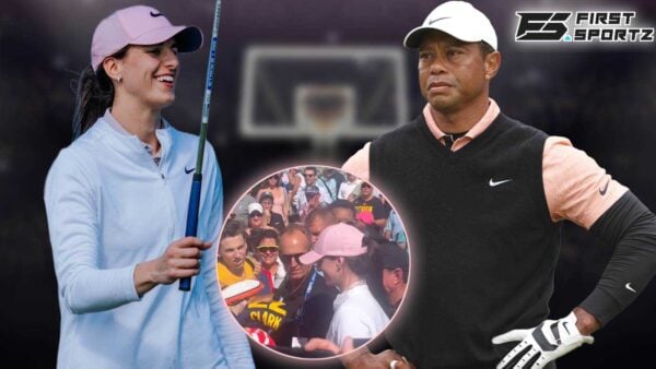 Tiger Woods and WNBA star Caitlin Clark