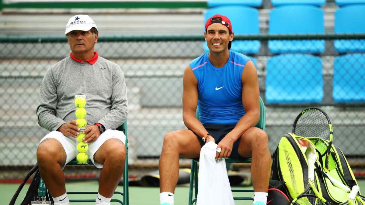 Toni Nadal and Rafael Nadal