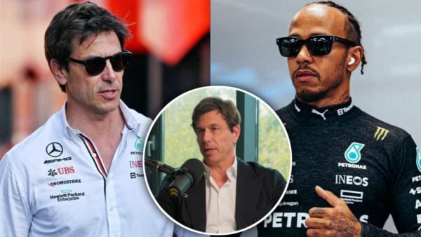 Toto Wolff and Lewis Hamilton