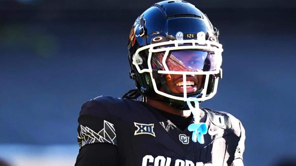 Travis Hunter gives a shoutout to Twitch star Kai Cenat through his latest celebration during Colorado's win over Texas Tech