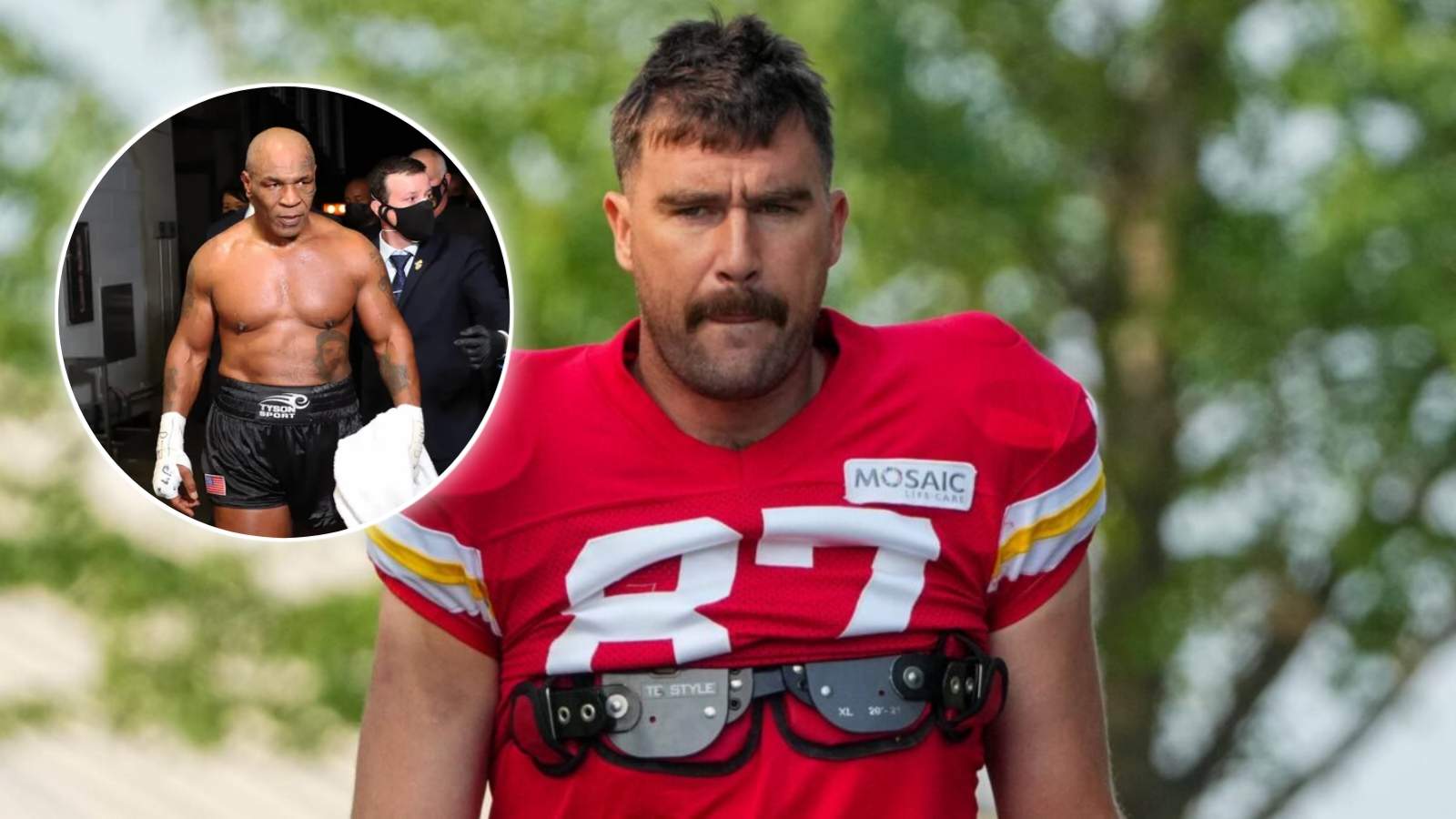 Travis Kelce reveals his bizarre reaction to seeing Mike Tyson’s bare butt before Jake Paul fight