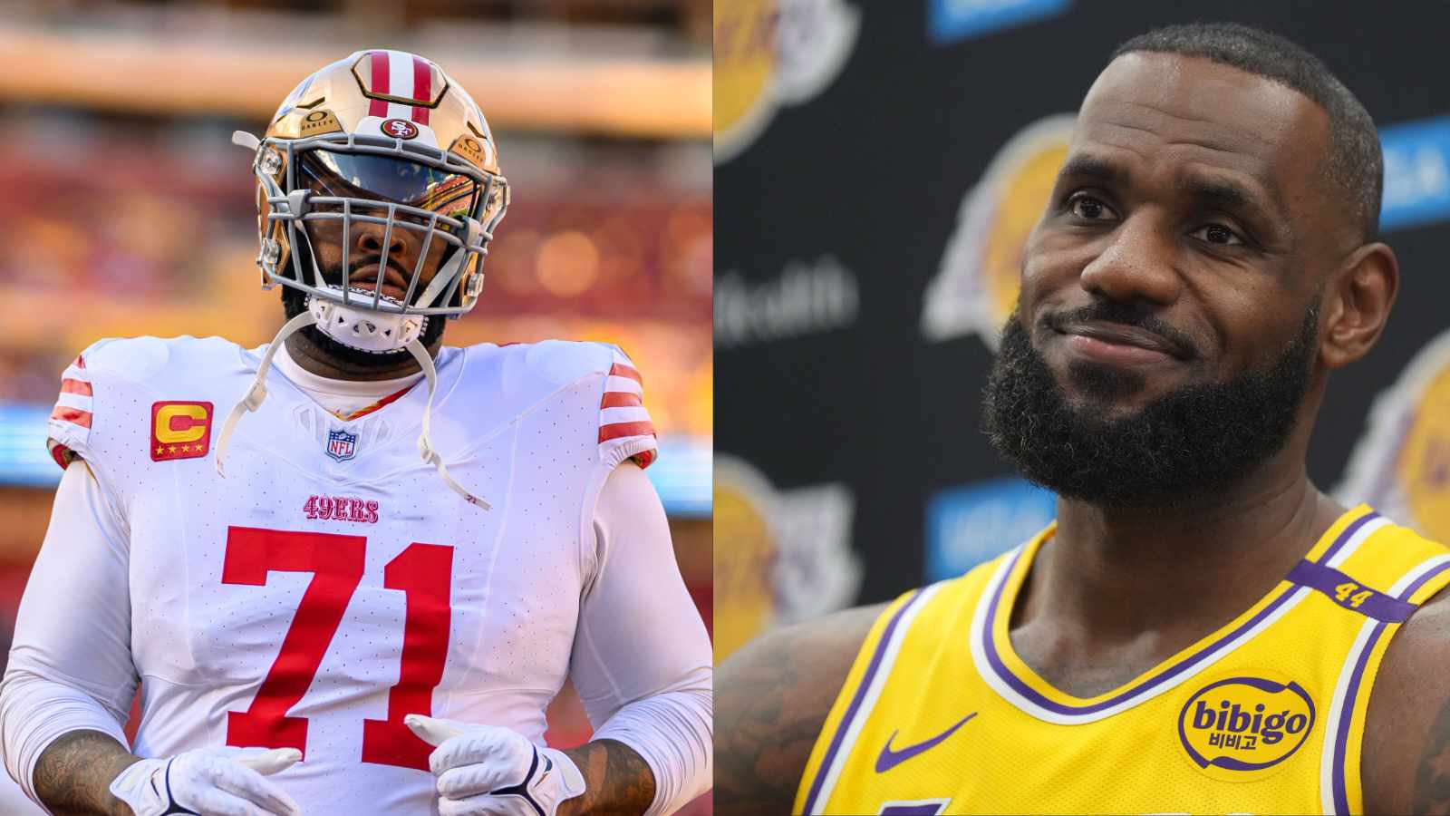 49ers’ Trent Williams admits taking advice from LeBron James about career longevity