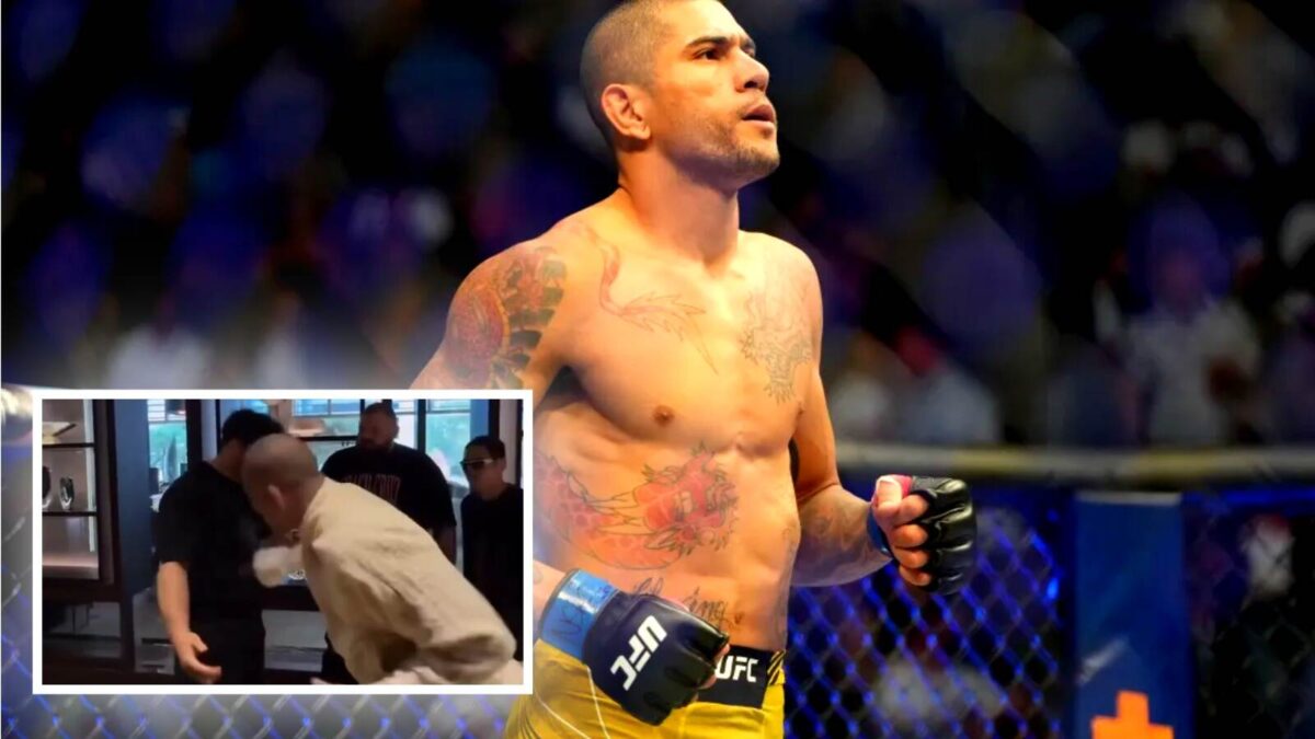 UFC light heavyweight champ Alex Pereira goes viral with fan