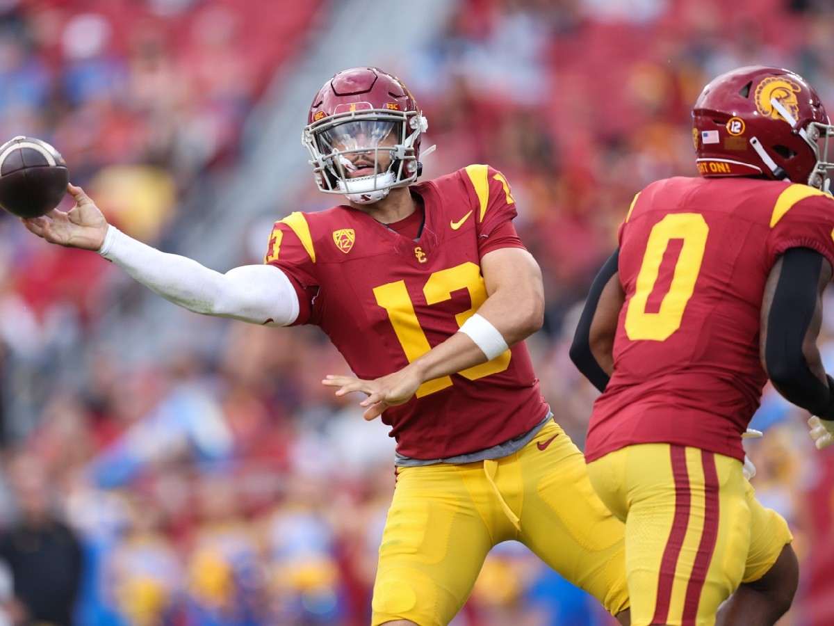 USC honors Heisman Trophy winner Caleb Williams by retiring his No. 13 jersey before Notre Dame game 